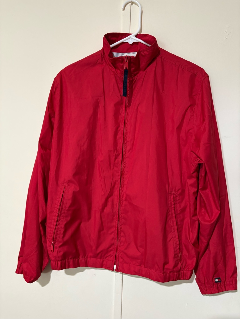 Tommy Hilfiger Red Windbreaker Jacket